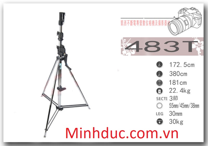 CHÂN ĐÈN KUPO KP483T PRO
